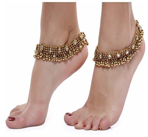 Antique on sale gold anklets