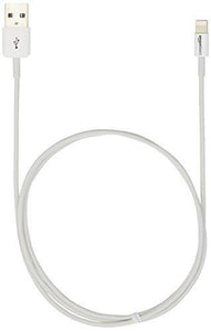 AmazonBasics Apple Certified Lightning to USB Cable - 3 feet (0.9 meters) - White