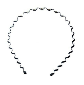 Anokhi ADA Daily Use Black Metal Curled Sleek Metal Hair Band For Man and Woman - NEIGHBOUR JOY