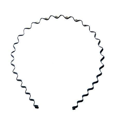 Anokhi ADA Daily Use Black Metal Curled Sleek Metal Hair Band For Man and Woman - NEIGHBOUR JOY