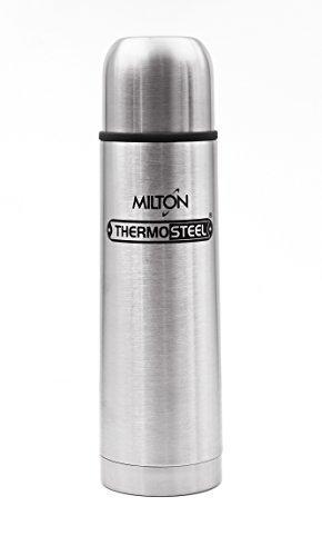 Thermosteel Flip Lid Flask 24 Hours Hot and Cold Water Bottle, 1 Litre,  Silver