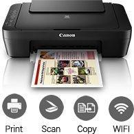 Canon Pixma MG 3070S All-In-One Color InkJet Printer (Black) - NEIGHBOUR JOY