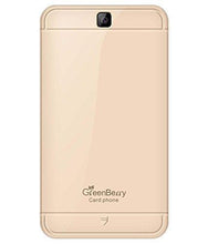 GreenBerry's M3 Mini Card Cell Phones with 2MP Camera | Size: Credit Card | Invisible Keypad | Single SIM (GSM) | Warranty: One Year | Colour: Gold