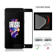 OnePlus 5 Tempered Glass,Premium Series 2.5D Full Screen Guard for One Plus 5 Midnight Black Colour with LED Hole,Case Friendly Design by Mobi Armor - NEIGHBOUR JOY