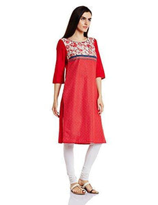 Aurelia Women's Straight Kurta - NEIGHBOUR JOY