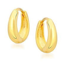 VK Jewels Sweet Kaju Gold Plated Alloy Bali Hoop Earrings For Men And Women- BALI1074G [VKBALI1074G]