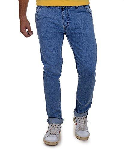 Ben Martin Men's Regular Fit Jeans (BMW-JJ9-LB-P2-32_Light Blue) - NEIGHBOUR JOY