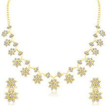 Sukkhi Stylish Gold Plated Collar Necklace set For Women