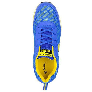 Action Shoes Men's Blue-Yellow Running Shoes - 7 UK/India (41 EU)(1555-BLUE-YELLOW) - NEIGHBOUR JOY