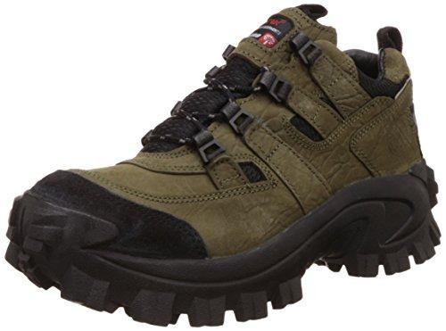 Woodland Army Green Boots Woodland Men's Olive Green Leather
