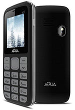 Aqua J1 - 1200 mAh Battery Slim Dual SIM Basic Keypad Mobile Phone with Vibration Feature & Free Earphones - Silver