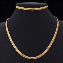 24 Carat Gold Rhodium and Gold Plated Brass Chain for Men - NEIGHBOUR JOY