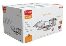 Prestige Exclusive Alpha Stainless Steel Cookware Set, 3-Pieces, Metallic