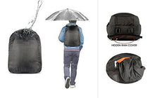 The Clownfish Nation Series 40 litres Bag College Bag,Laptop Bag ,Travel Backpack & Raincover for Backpacks,Black