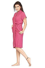 FeelBlue Cotton Women's Bathrobes (Magenta Free Size) - NEIGHBOUR JOY
