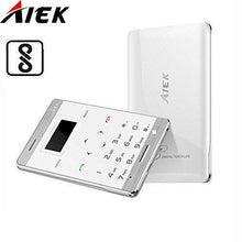 AIEK M3 ULTRA SLIMMEST CREDIT CARD SIZE MOBILE PHONE GOLDEN