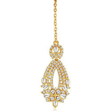 Sukkhi Gold Plated Australian Diamond Choker Necklace With Drop Earring & Mangtika For Women