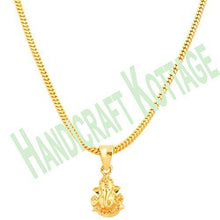 Handicraft Kottage Gold Metal Ganesha's Pendant for Women & Men and Kids - NEIGHBOUR JOY