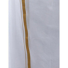 Ramraj Gold Zari border Dhoti 4 yards