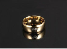 Sorella'z Superman Titanium Ring for Men's (Size 9) - NEIGHBOUR JOY