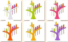 GKP Products ® Set Of 1 - 6 Pcs Plastic Fruit Fork Set