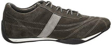 Woodland Men's Dark Grey Leather Sneakers - 9 UK/India (43 EU)