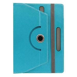 Acm Rotating Leather Flip Case for Lenovo Tab 3 7 Essential Cover Stand Greenish Blue (FREE Acm Wallet Included) - NEIGHBOUR JOY