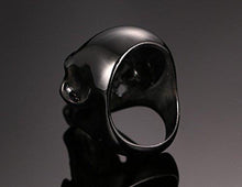 Sorella'Z Black Metal Gothic Bikers Skull Finger Ring For Mens - NEIGHBOUR JOY