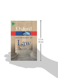 A Dictionary of Law (Oxford Quick Reference) - NEIGHBOUR JOY