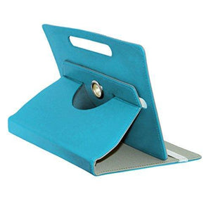 Acm Rotating Leather Flip Case for Lenovo Tab 3 7 Essential Cover Stand Greenish Blue (FREE Acm Wallet Included) - NEIGHBOUR JOY