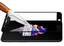 Dashmesh Shopping OnePlus 5 Full Coverage Tempered Glass Screen Protector, [Edge To Edge Full Screen Covered - Sapphire Black - NEIGHBOUR JOY