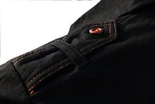 Seven Rocks Men's Polo Neck Cotton Black Tshirt "Leather Patch" - NEIGHBOUR JOY