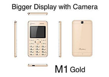 Green Berry M1 Credit Card phones Black & Gold Colour | 2 MP Camera,Full Size Display,6.8 mm Ultra slim, Simcard/FM/MP3/MP4
