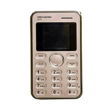 MSE Fancy & Durable Kechaoda K116 Mini ultra slim credit card size Mobile phone WITH 2.44" QHD DISPLAY, SINGLE SIM PHONE,BLUETOOTH,SD CARD SLOT, MP3 & MP4, FM, 256MB ROM(color as per availability