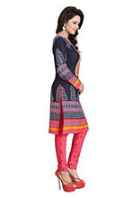 Dress Material for women latest party wear design today offers buy online for low price sale Navy Blue color and Cotton Fabric Unstitched salwar suit - NEIGHBOUR JOY