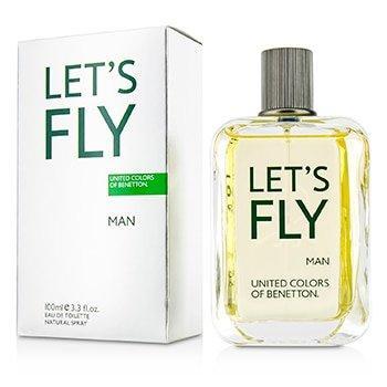 Benetton Let's Fly Eau De Toilette Spray- 100ml/3.3oz