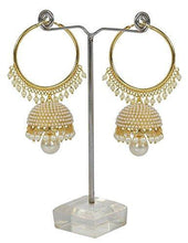 Meenaz Traditional Ethnic Gold Plated Pearl Jhumka Earrings For Women - NEIGHBOUR JOY