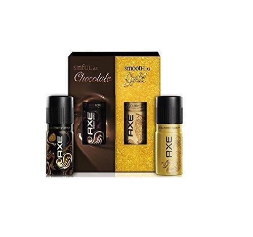 Axe Deodorant Combo Pack  (Dark Temptation + Gold Temptation), 150ml x 2