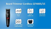 Philips Beard Trimmer Cordless for Men QT4005/15