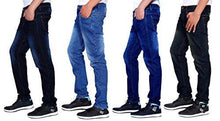 London Looks Men Slim Fit Multi Color Jeans (Combo Of 4) (Light Blue_32) - NEIGHBOUR JOY