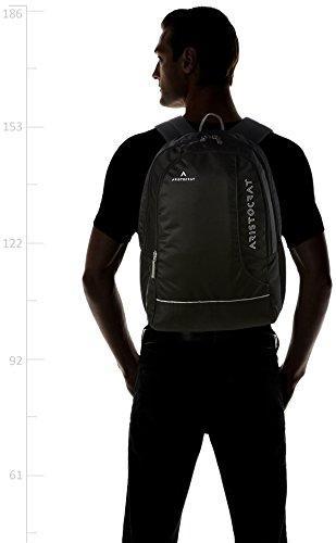 aristocrat z4 laptop backpack Aristocrat Zing Fabric 25 Ltrs Black Laptop Backpack (LPBPZIN3BLK) – JOYONE