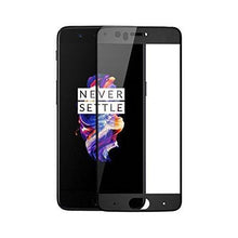 OnePlus 5 Tempered Glass,Premium Series 2.5D Full Screen Guard for One Plus 5 Midnight Black Colour with LED Hole,Case Friendly Design - NEIGHBOUR JOY