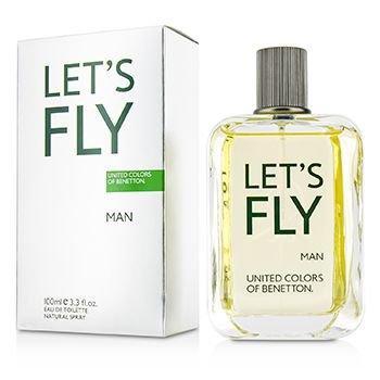 Benetton Let's Fly Eau De Toilette Spray- 100ml/3.3oz