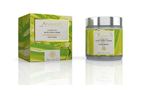 Ananda Hydrating Mask, Aloevera and Rose, 100g