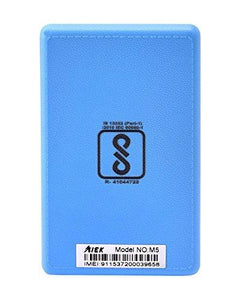 AIEK M5 BLUE by LASCOM INDIA Credit Card Size Mobile Phone with bluetooth dialer