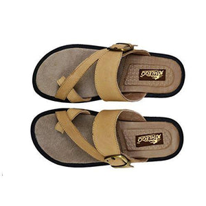 AHLEGO - MEN'S GENUINE LEATHER SLIPPER-UK-8 - NEIGHBOUR JOY