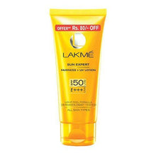 Lakme Sun Expert SPF 50 PA Fairness UV Sunscreen Lotion, 100ml (Now at Rs.80/- Off)