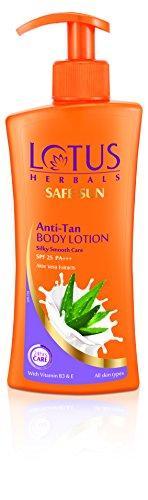 Lotus Herbals Safe Sun Anti Tan Body Lotion SPF-25,250ml