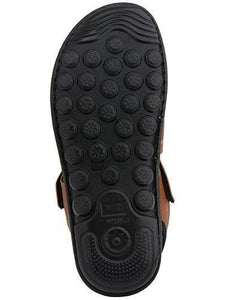 VKC Men's Tan Synthetic Leather Sandals (3-VP-3065-TA-G10) - 10 UK – JOYONE