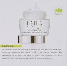 Lotus Herbals Whiteglow Skin Whitening And Brightening Gel Cream SPF-25, 60g